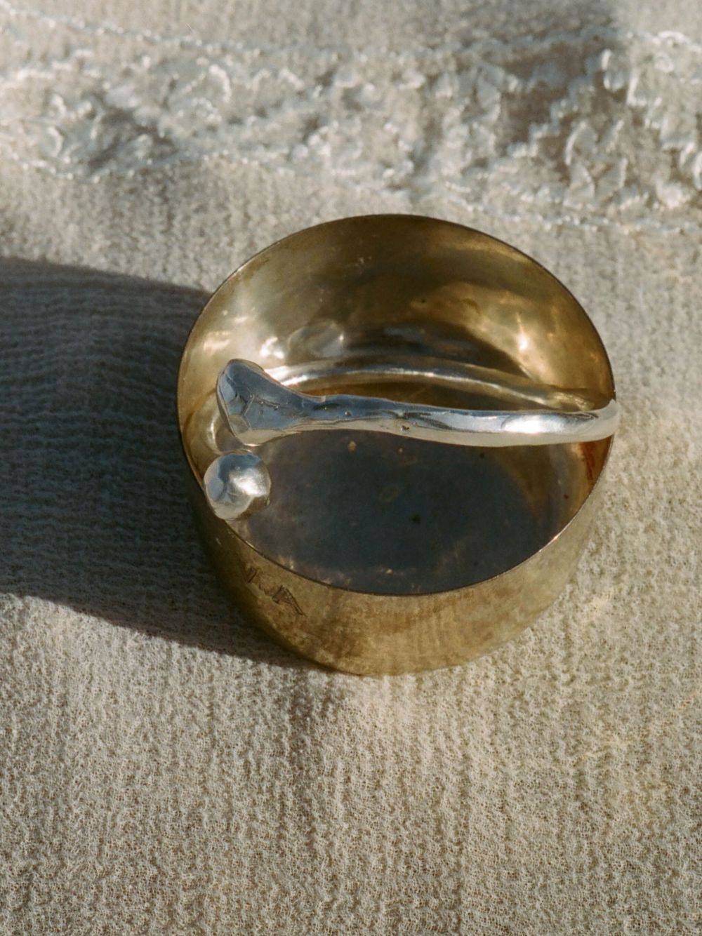 brushed-finish bracelet