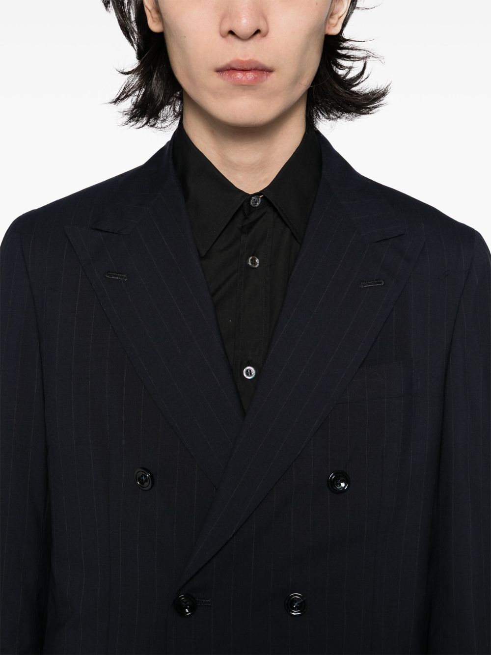 pinstripe suit