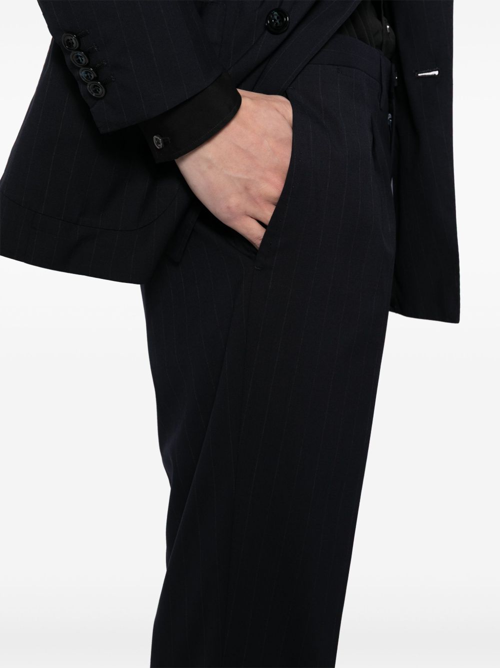 pinstripe suit