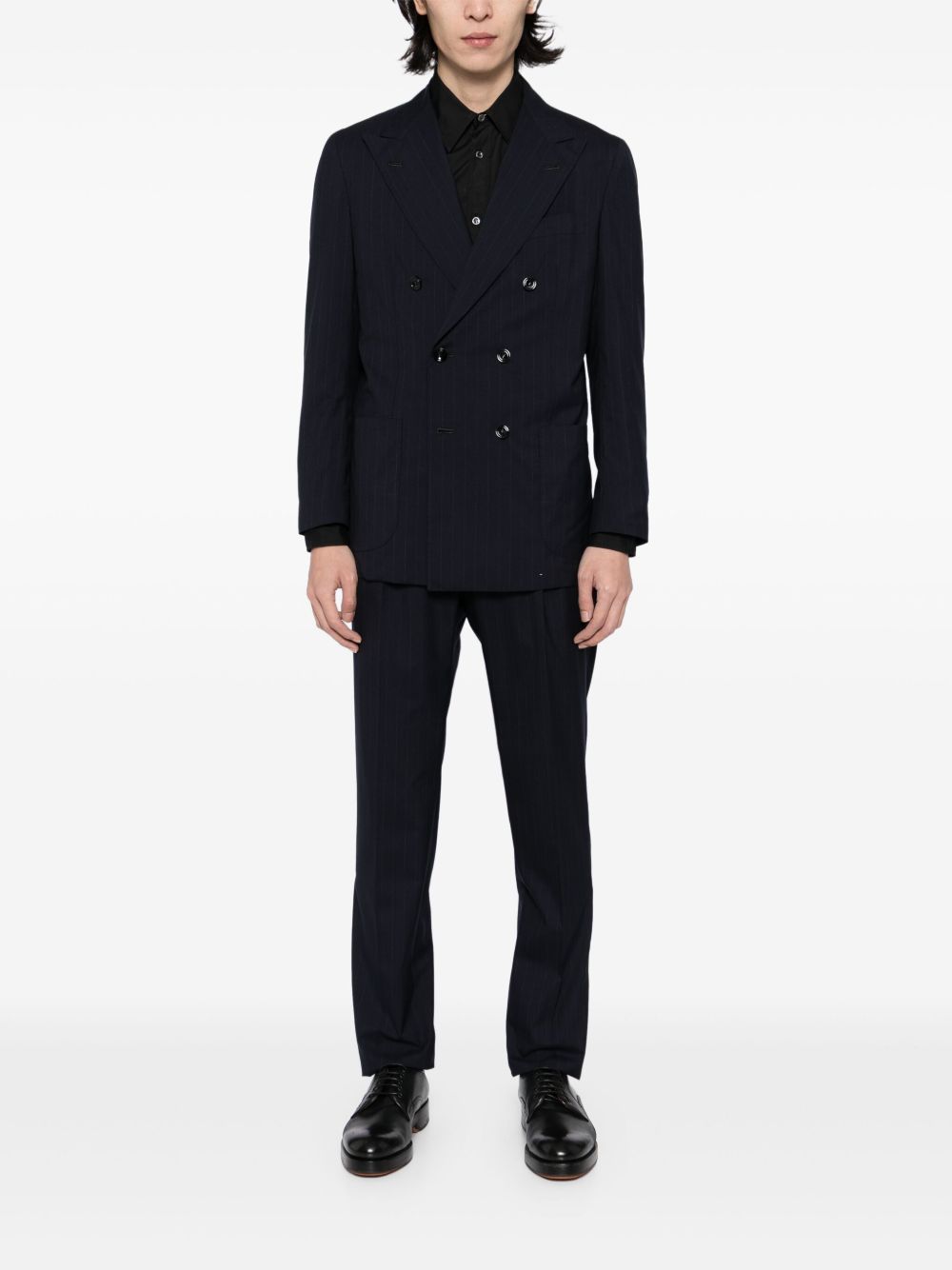 pinstripe suit
