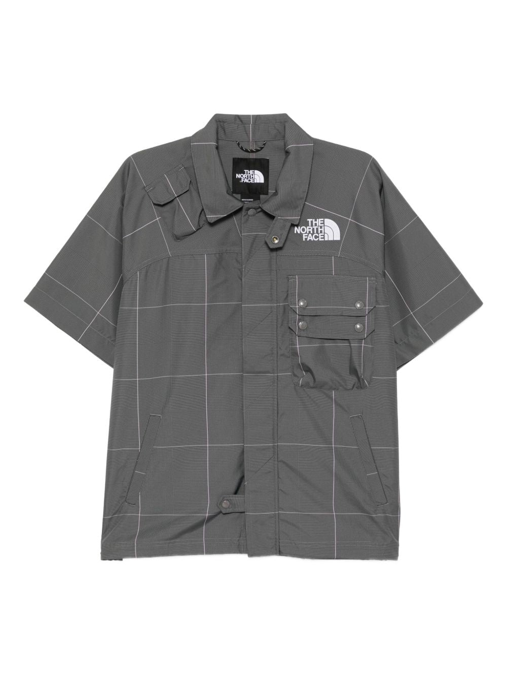 logo-embroidered shirt
