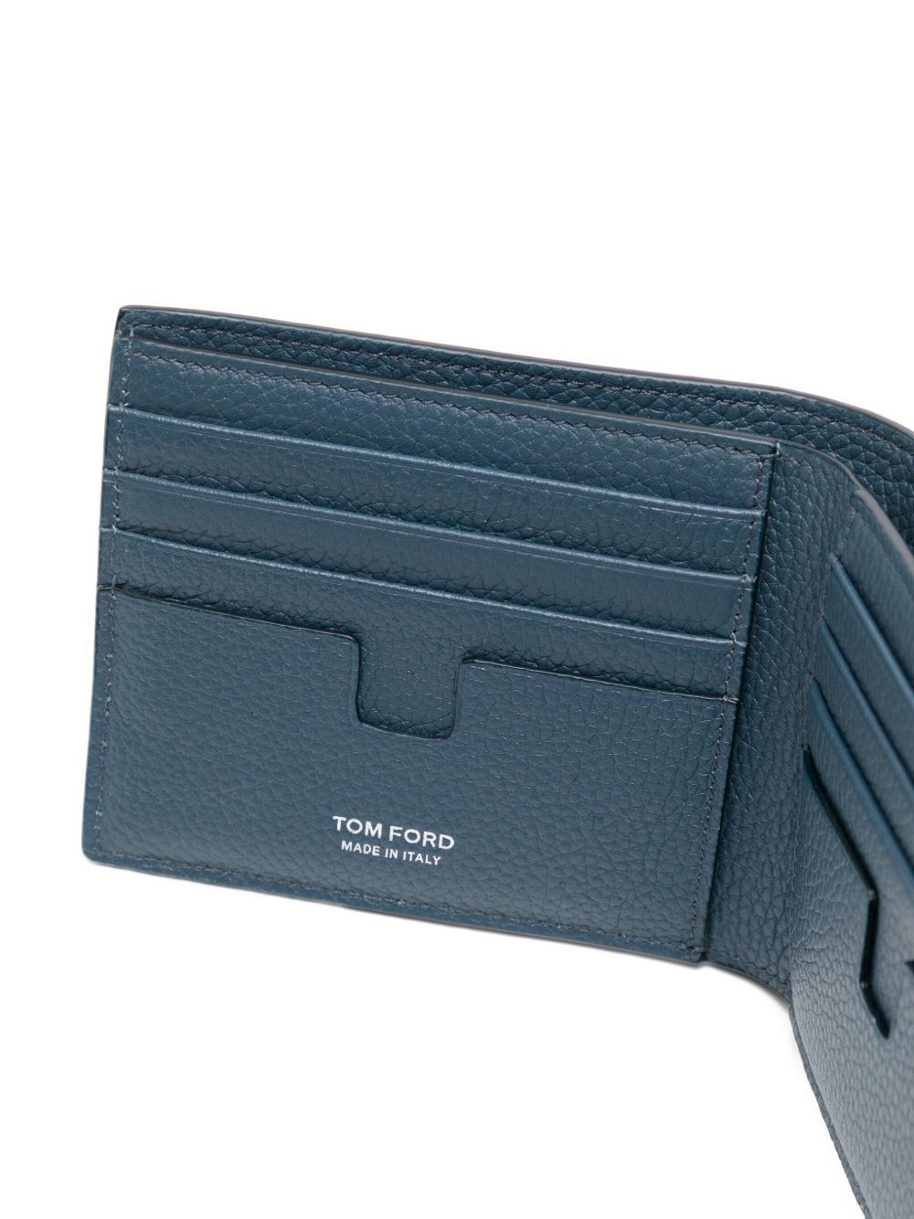 grain leather classic bifold wallet