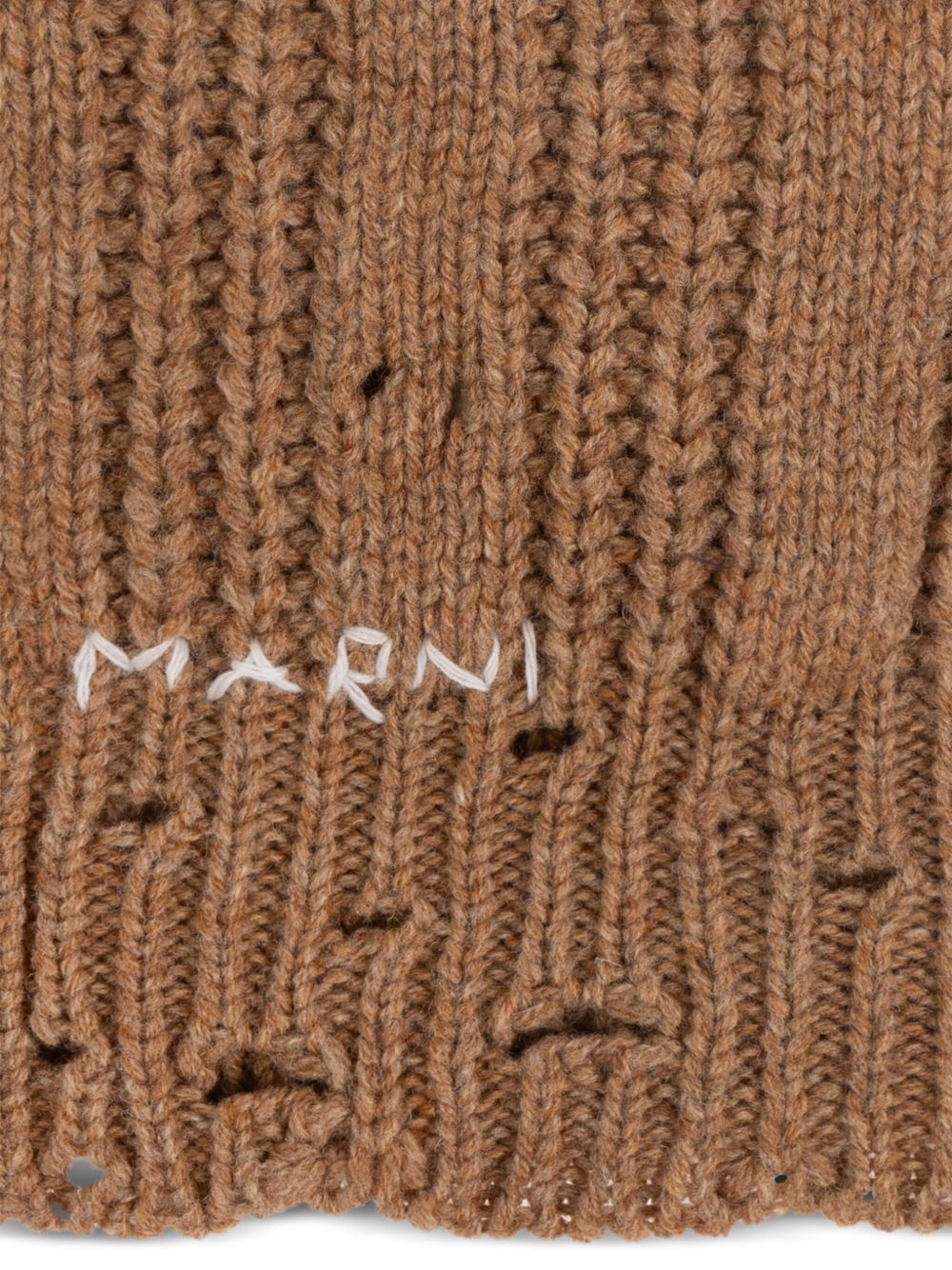 chunky-knit scarf