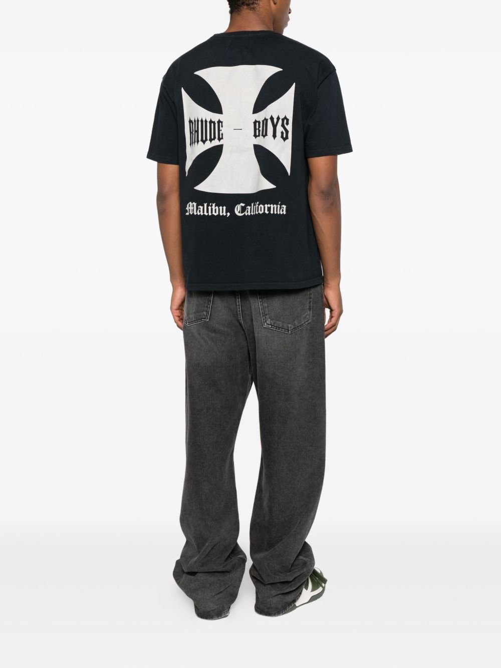 cross-embellished T-shirt