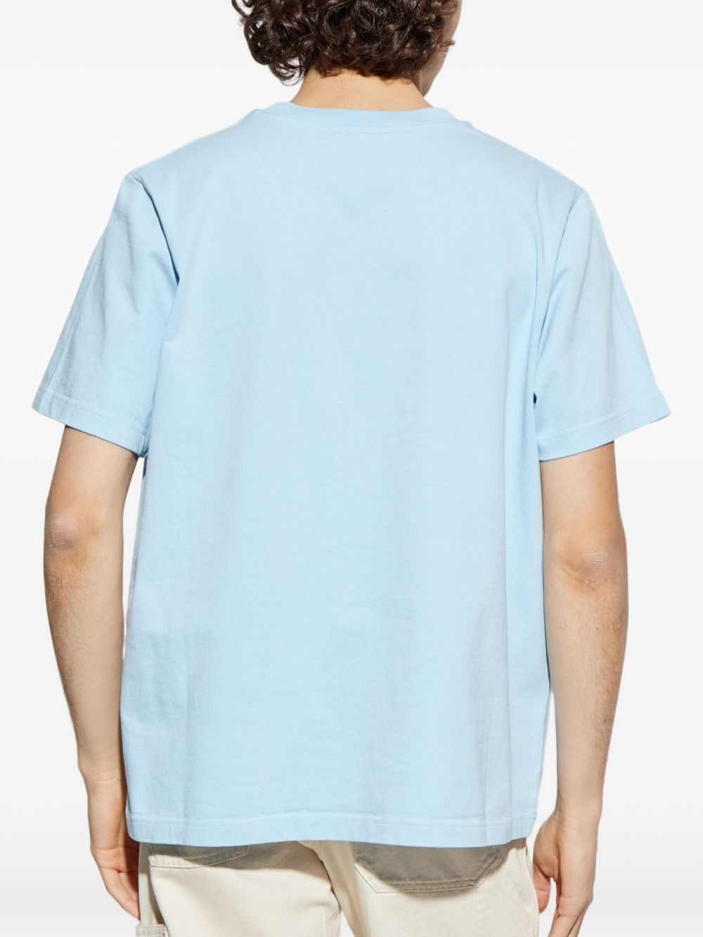 logo-embroidered t-shirt