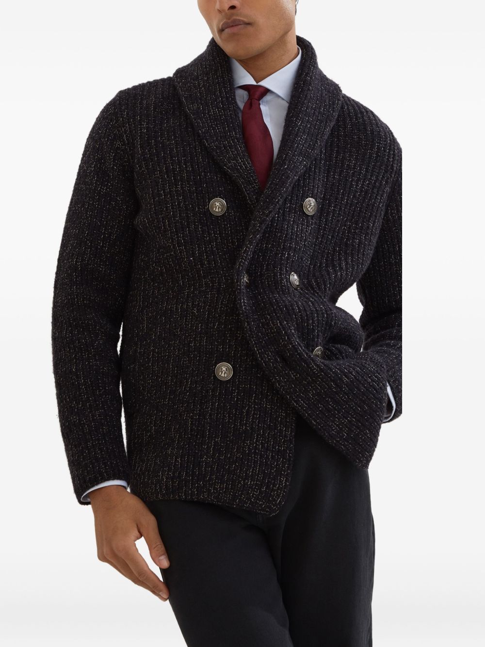 silk-blend cardigan
