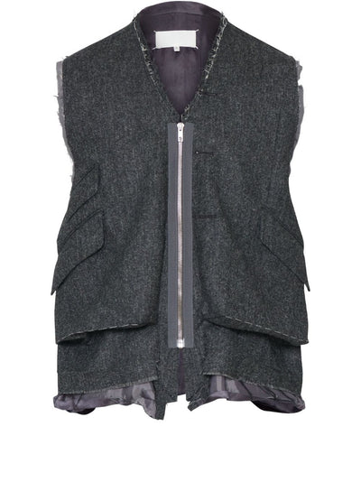 Frayed Pocket Waistcoat