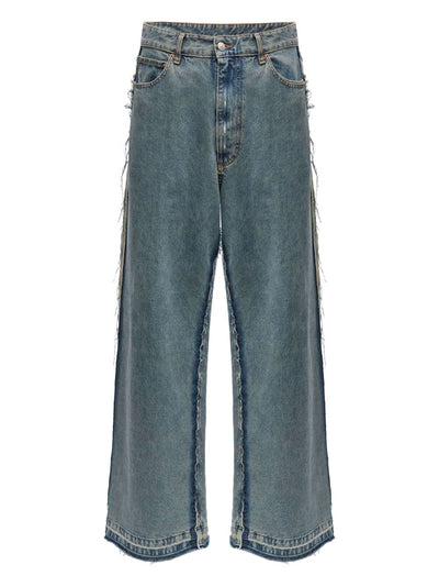 Inside-Out Straight-Leg Jeans
