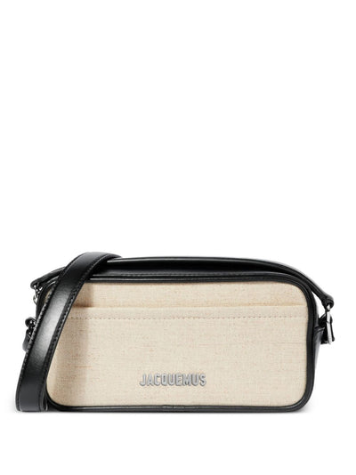 The Banetto Leather-Trimmed Cross Body Bag