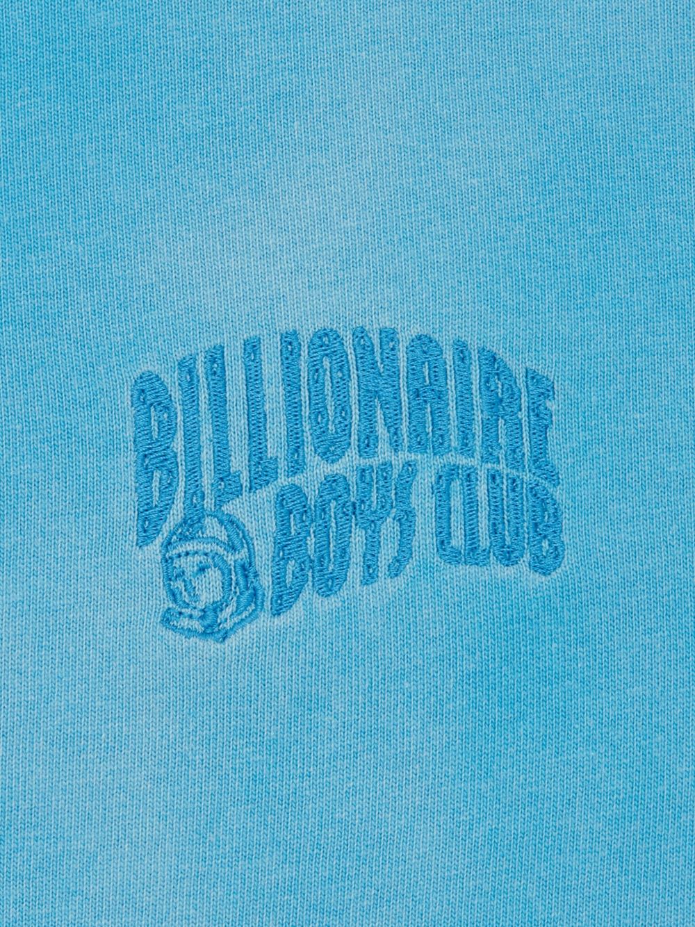 logo-embroidered faded T-shirt