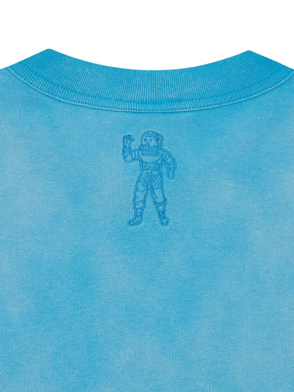 logo-embroidered faded T-shirt