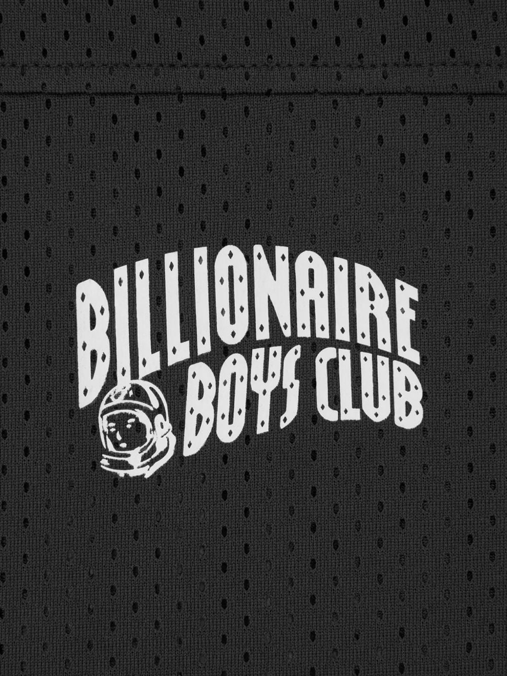 logo-print mesh T-shirt