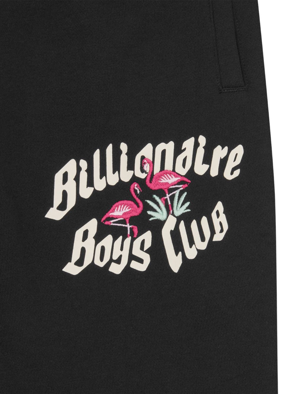 embroidered-motif track pants