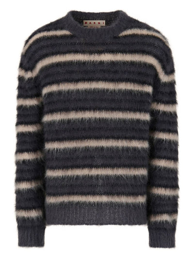 Striped Fluffy Sweater