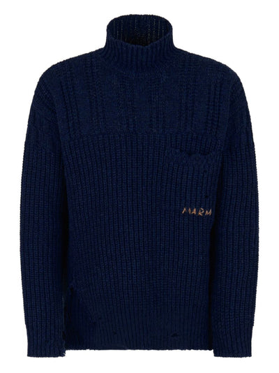 Ribbed Turtleneck Sweater