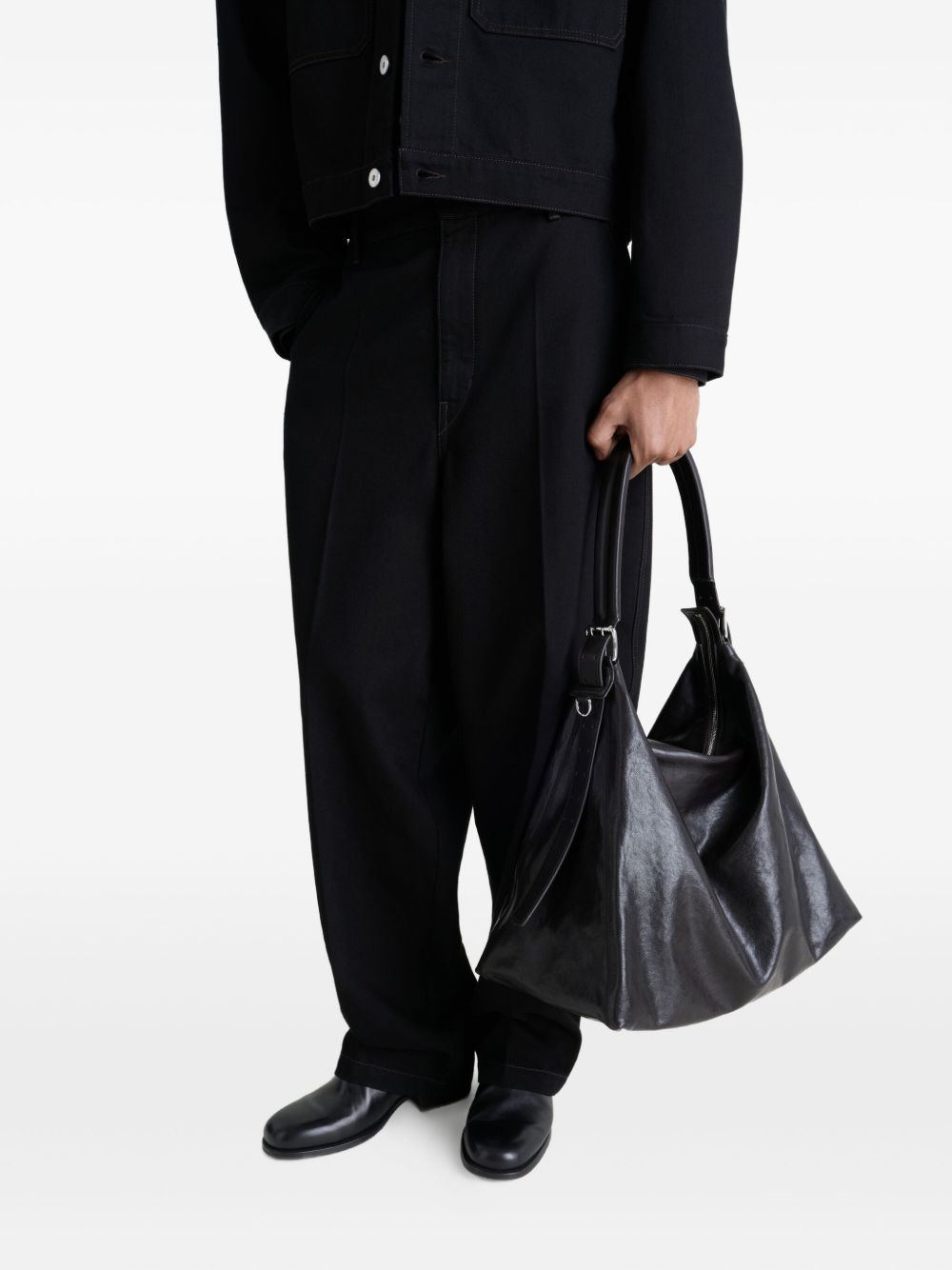 belted shoulder bag