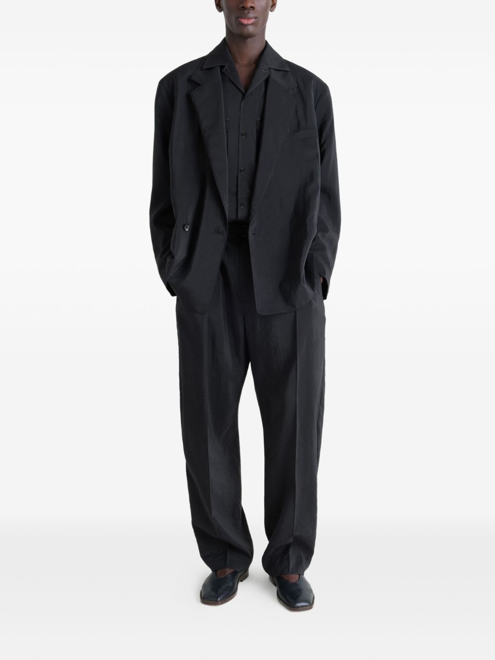 single-breasted blazer