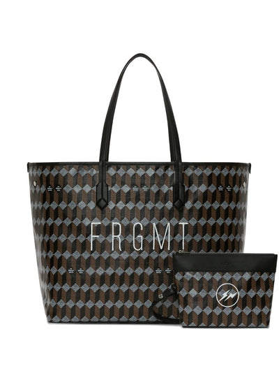 Geometric-Pattern Tote Bag