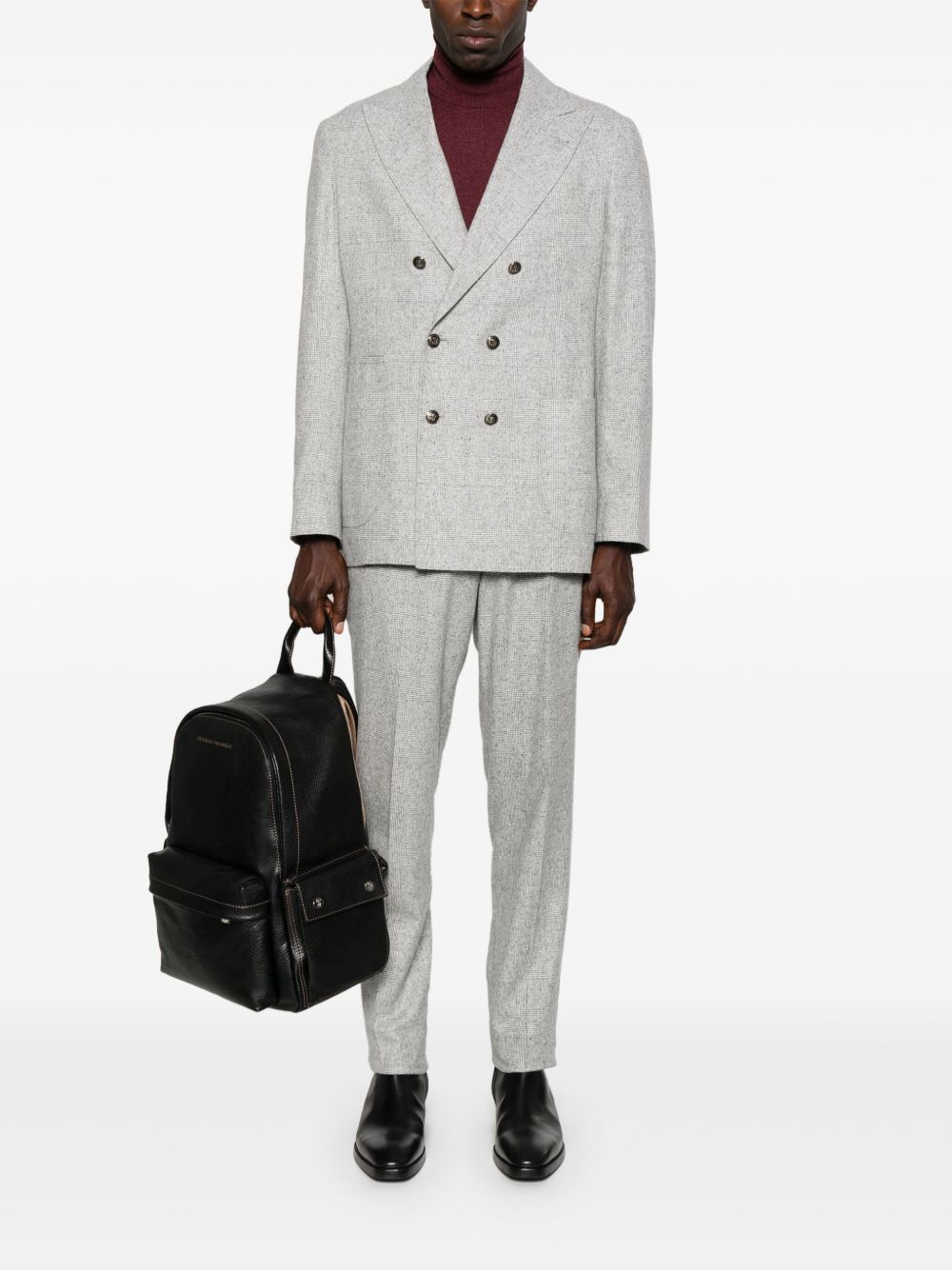 double-breasted blazer