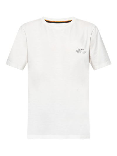 Text-Embroidered Crew-Neck T-Shirt