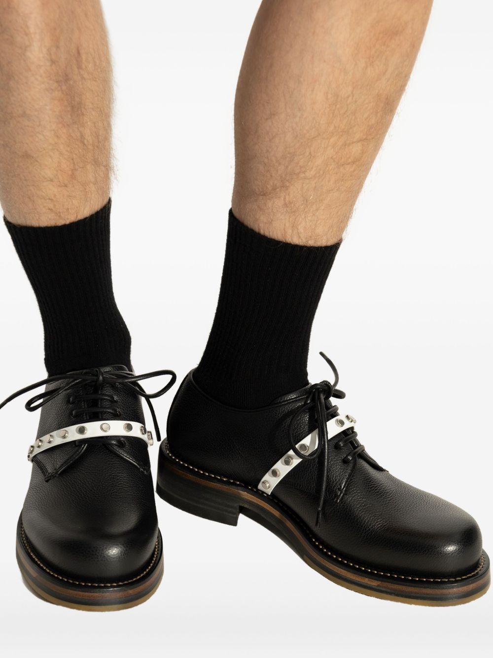 leather Derby shoes
