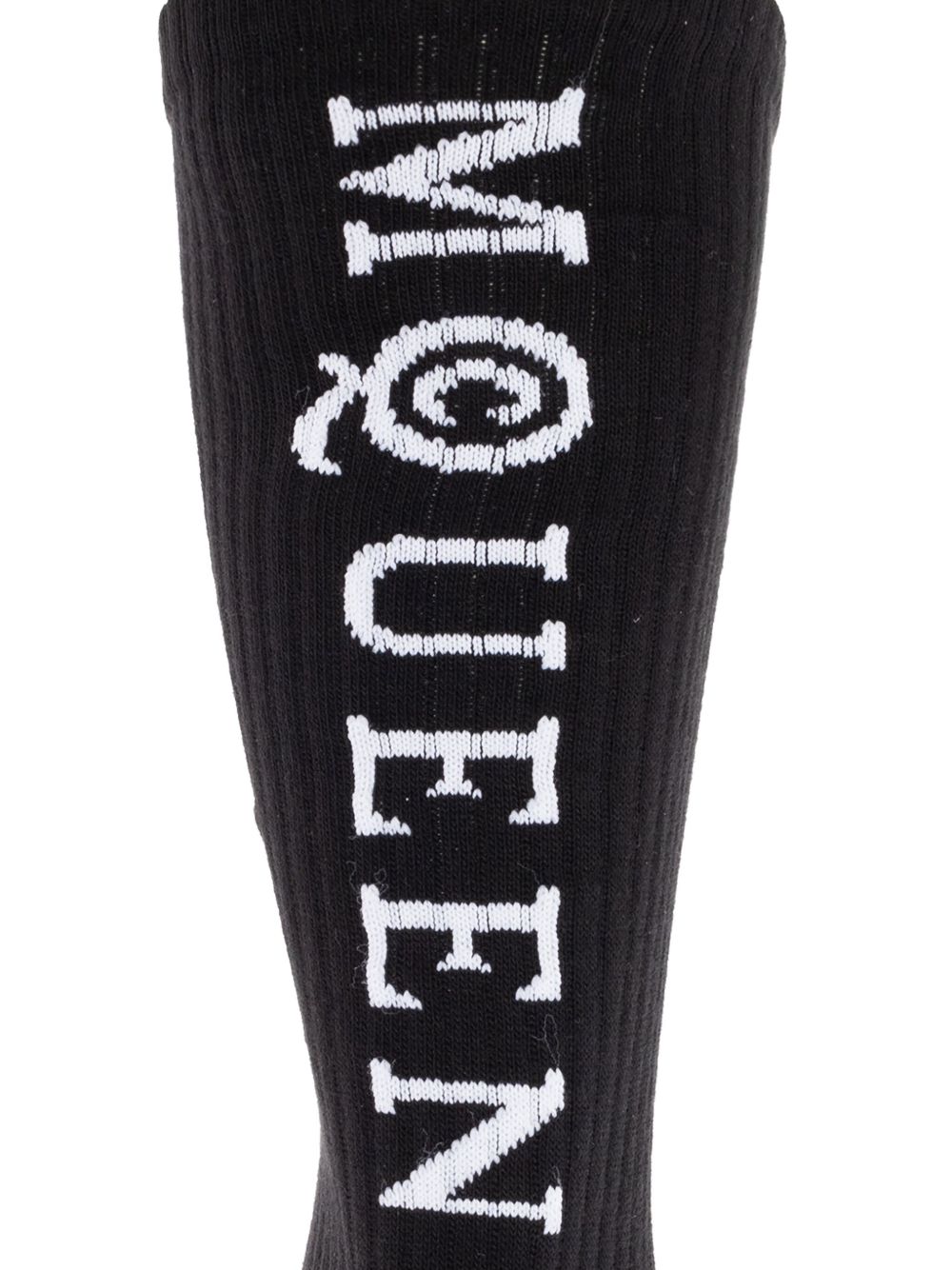 logo-embellished ribbed socks