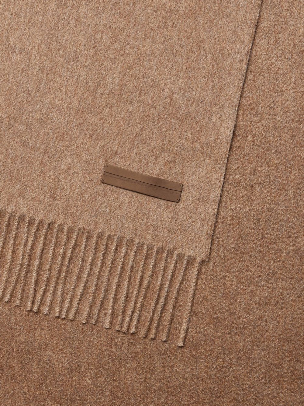 fringed cashmere scarf