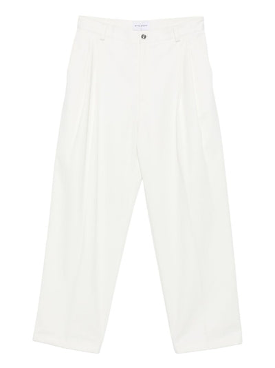 Pleated Wide-Leg Trousers