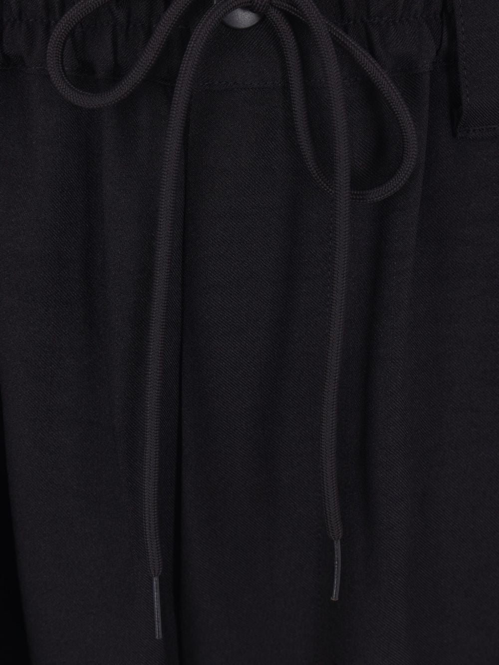 drawstring-waist cargo pants