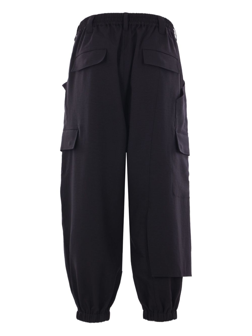 drawstring-waist cargo pants