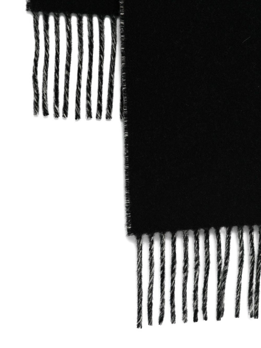 logo-embroidered scarf