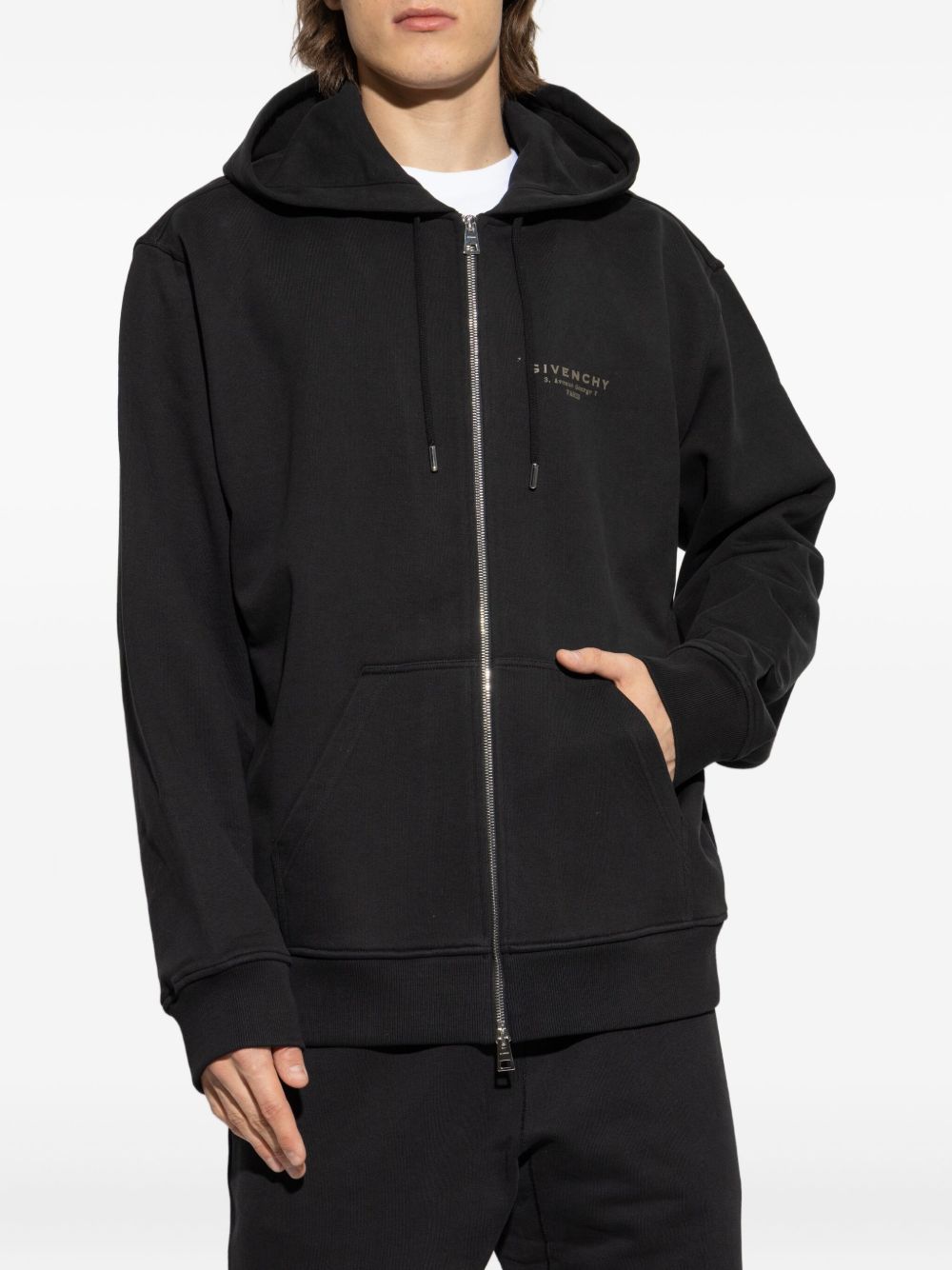 zip-up hoodie
