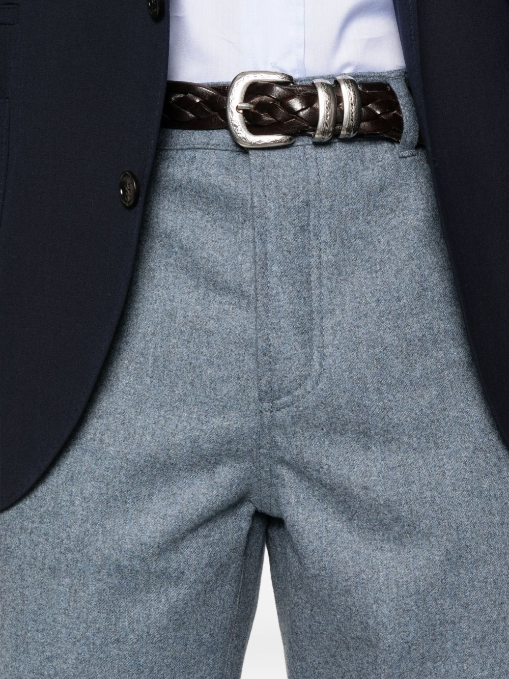 straight-leg trousers
