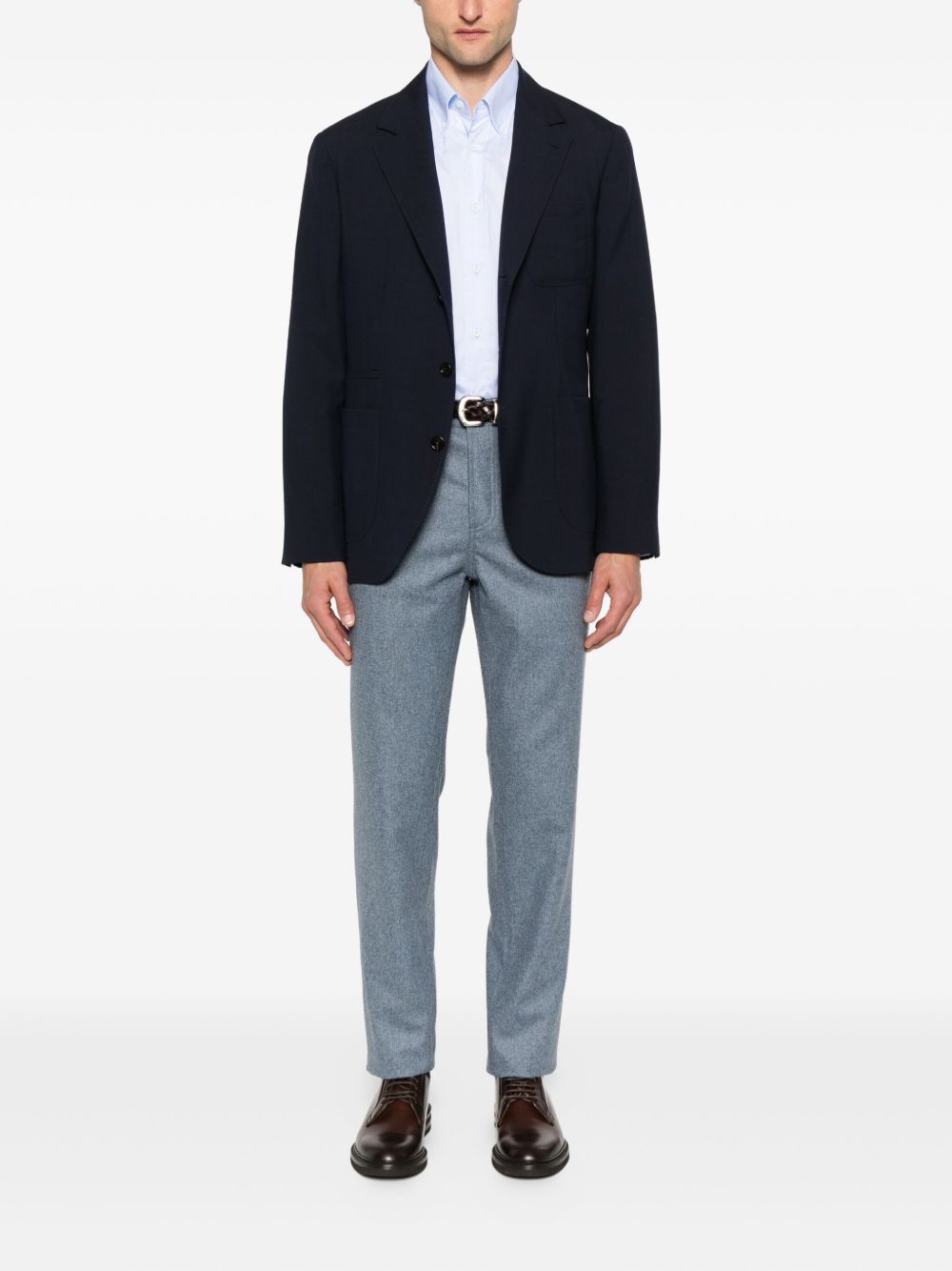 straight-leg trousers