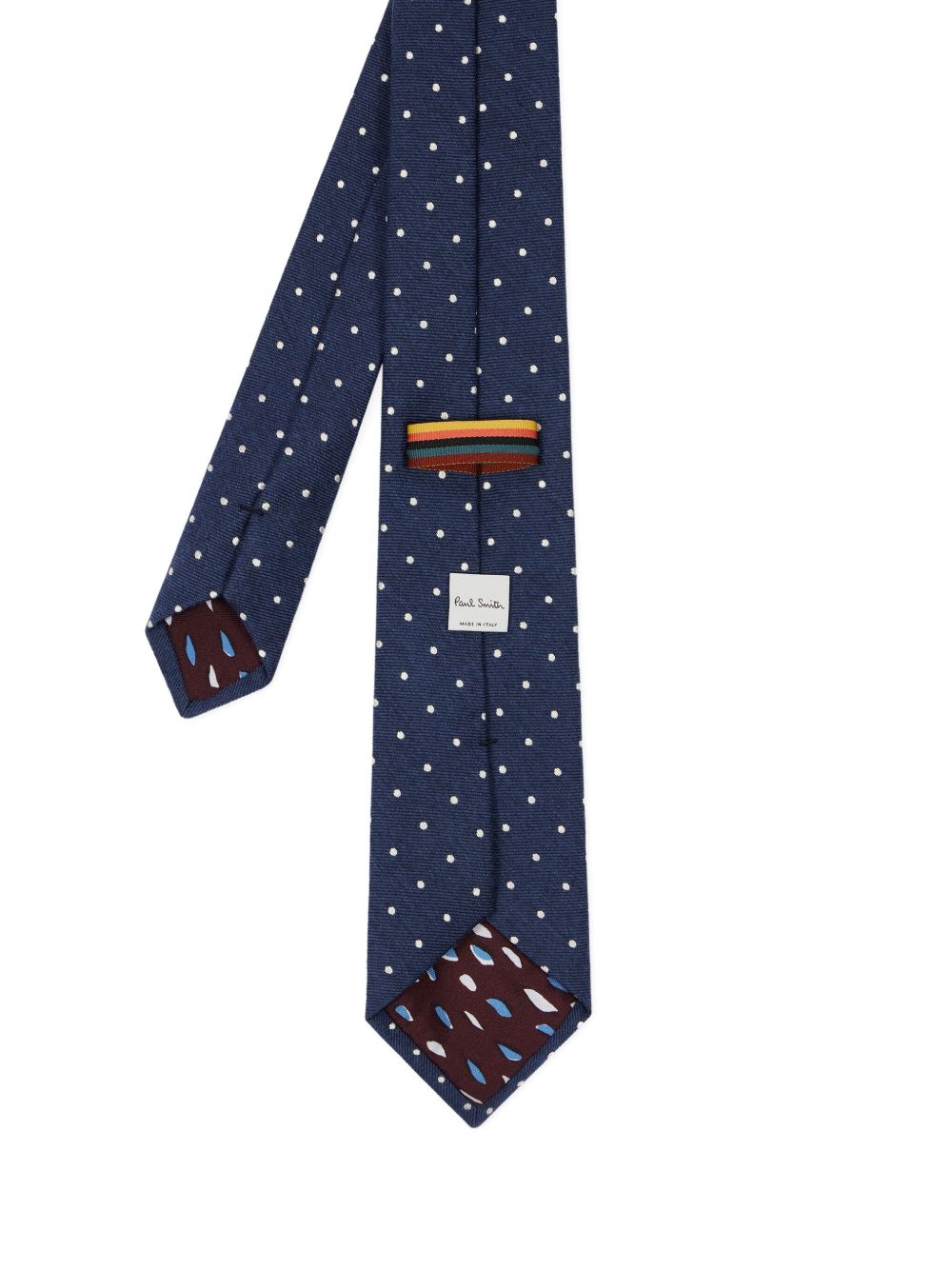 spot wool tie