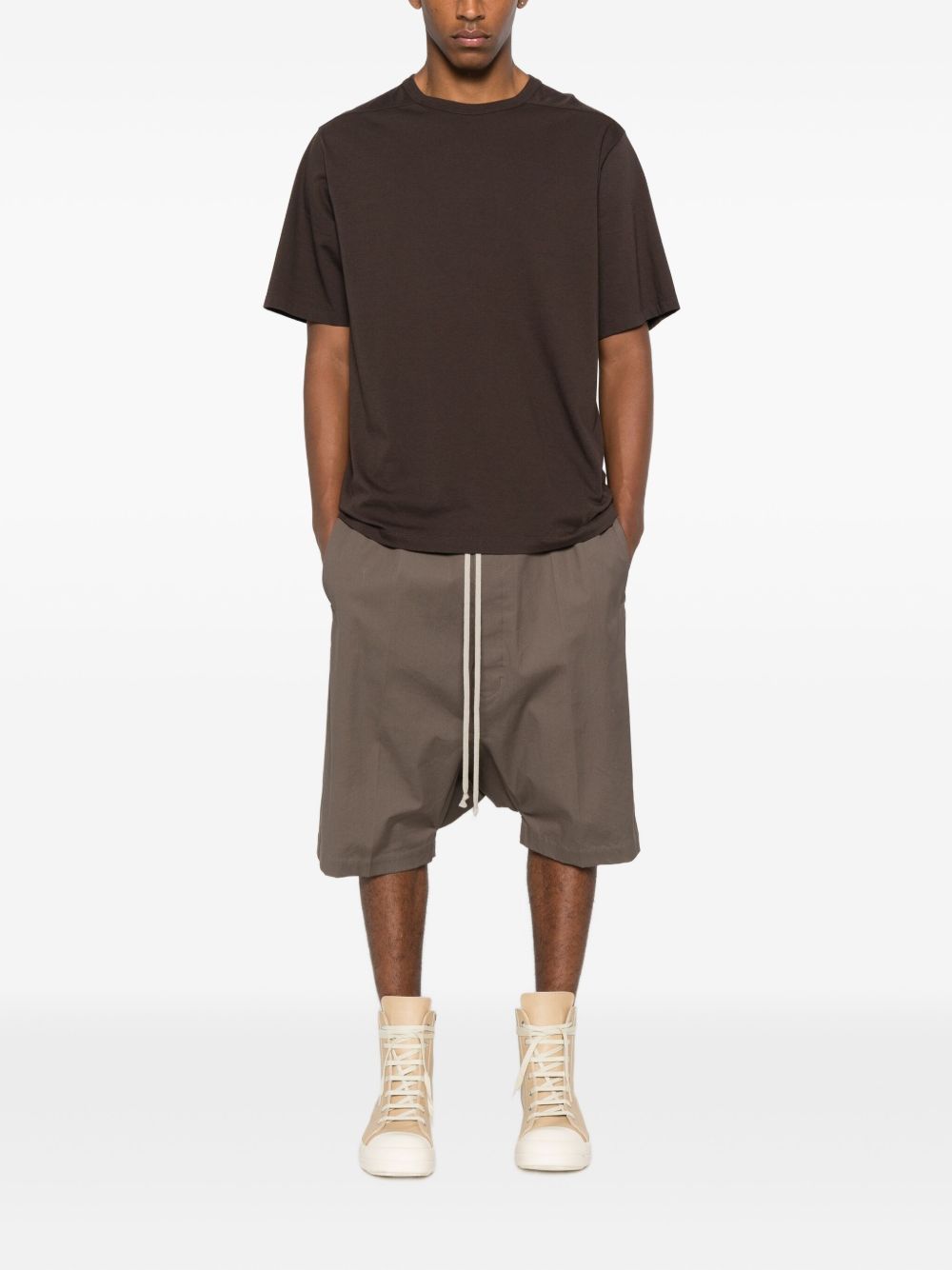 short-sleeved organic-cotton T-shirt