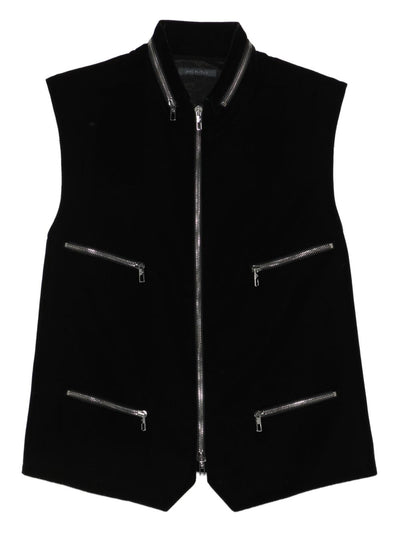 Zip-Details Gilet