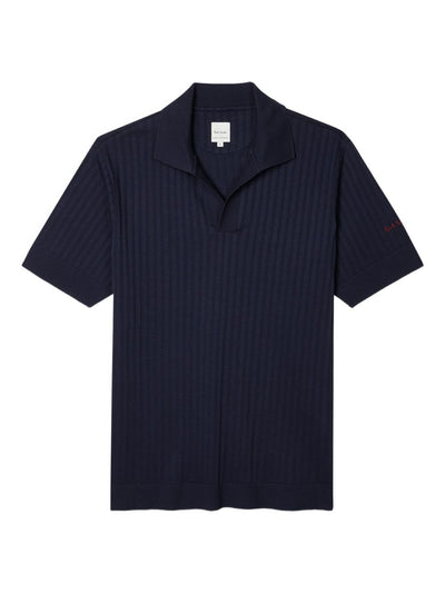 Ribbed Cotton T-Shirt