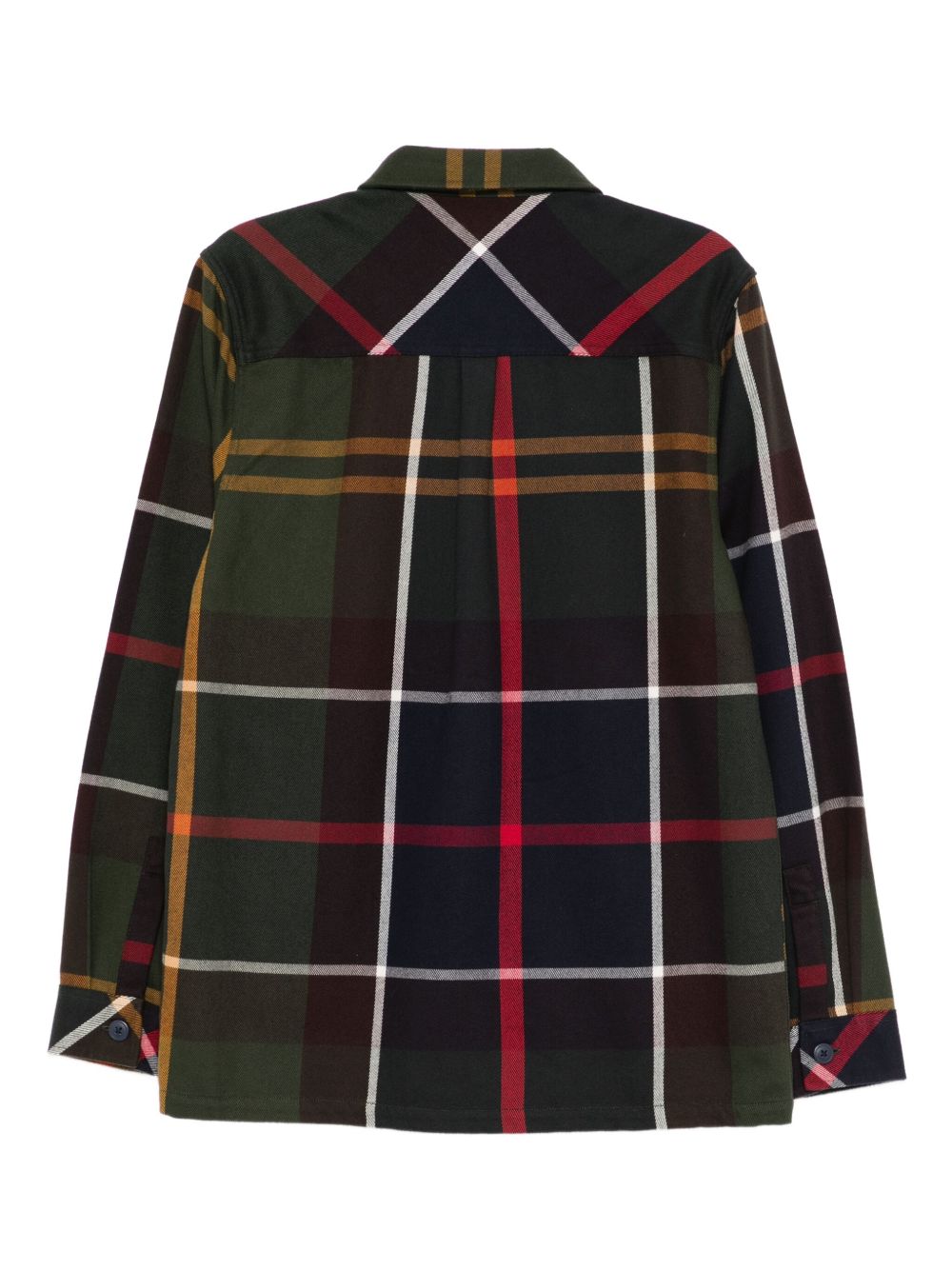 plaid cotton shirt jacket