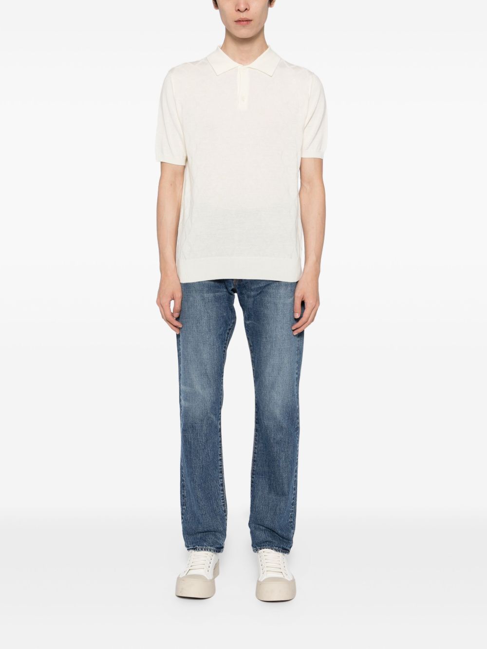wool polo shirt