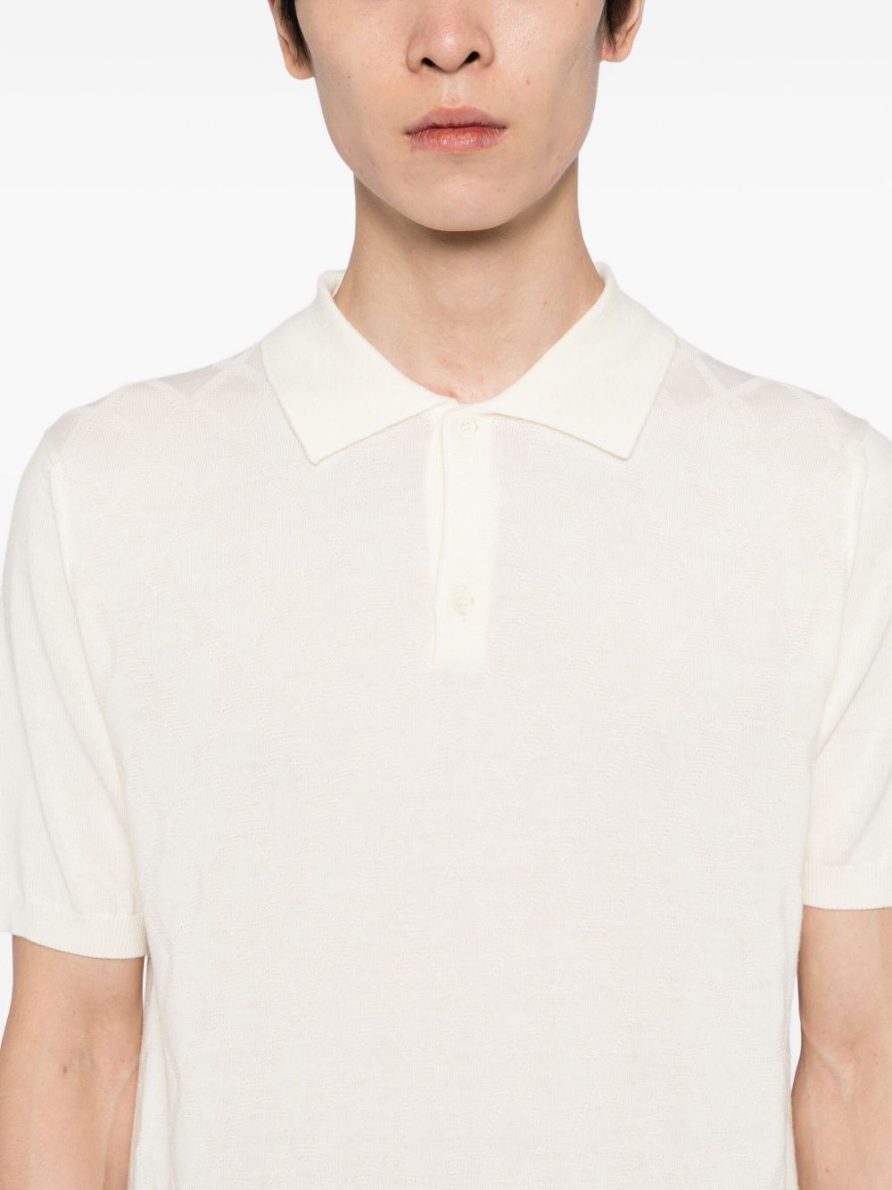 wool polo shirt