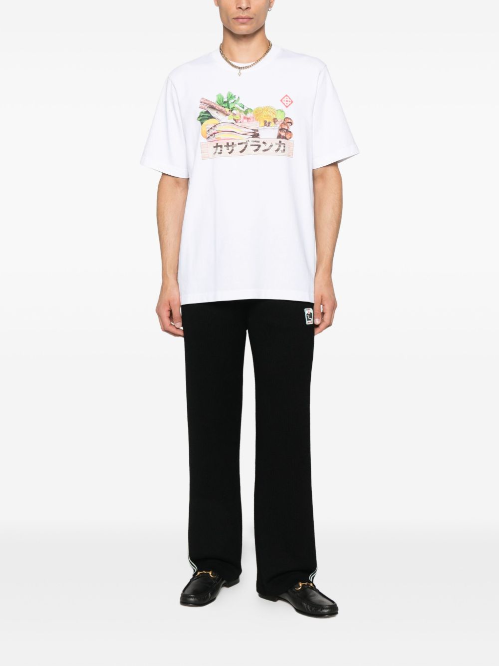 graphic-print cotton T-shirt