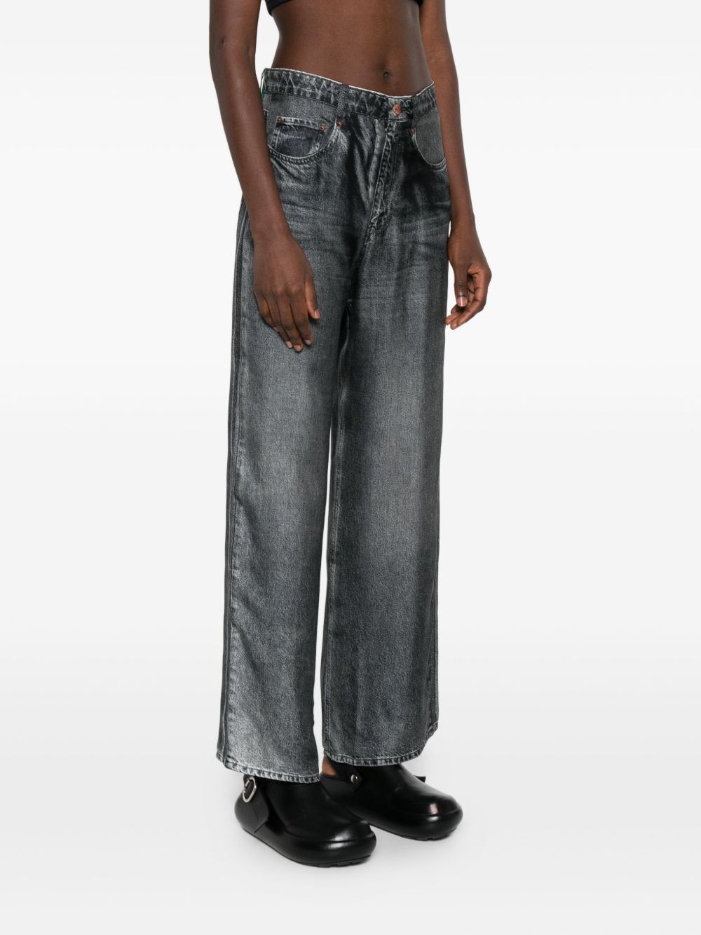 Aloe wide-leg silk trousers