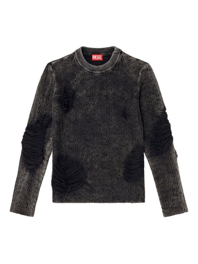 Frayed-Detail Sweater