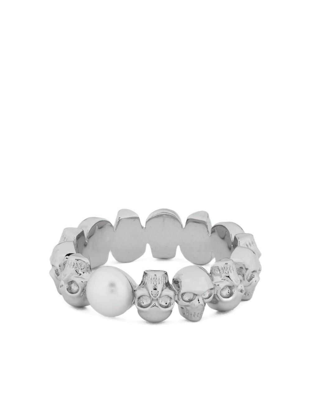 skull-pearl ring