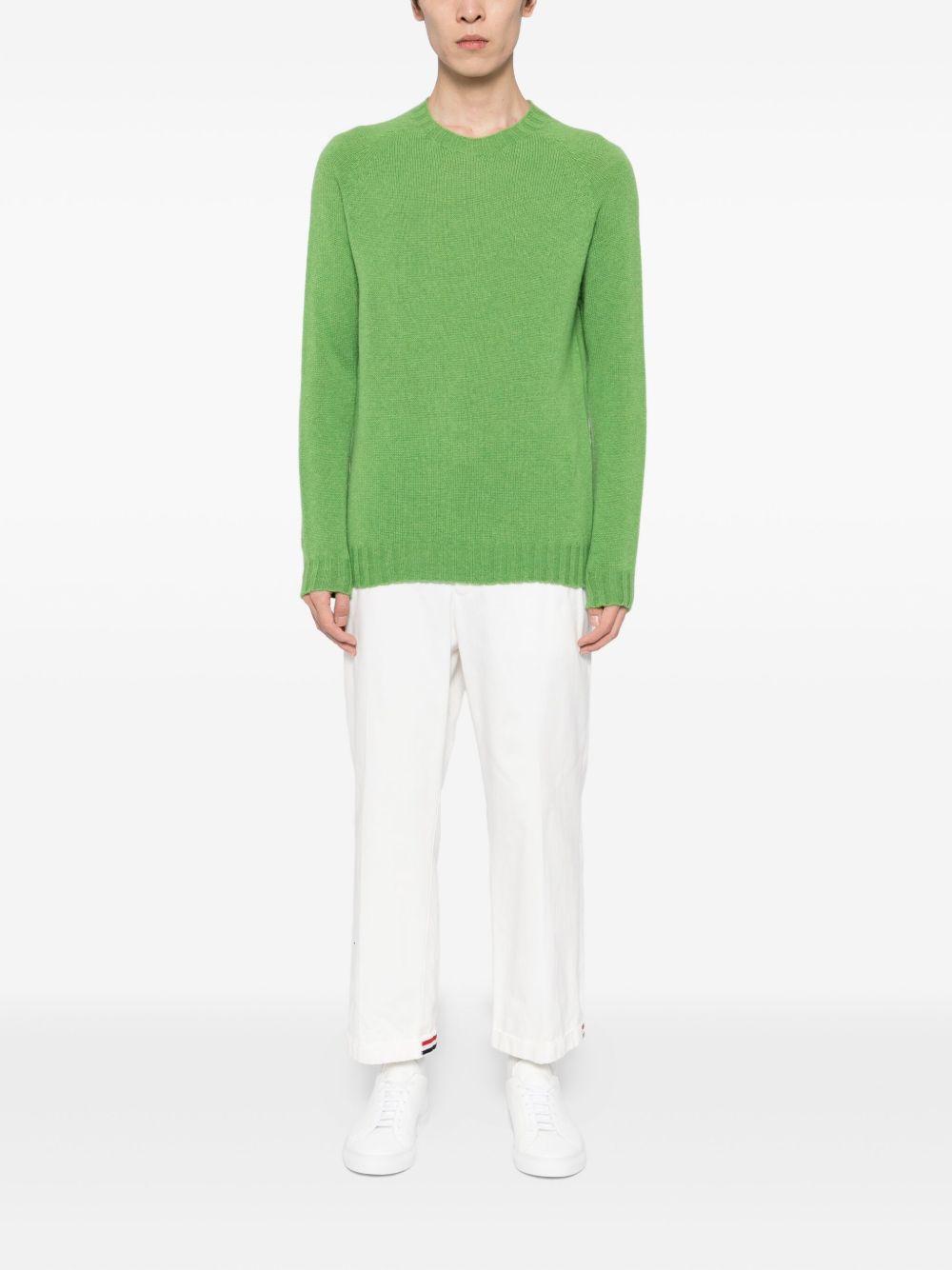 crew-neck cashmere sweater