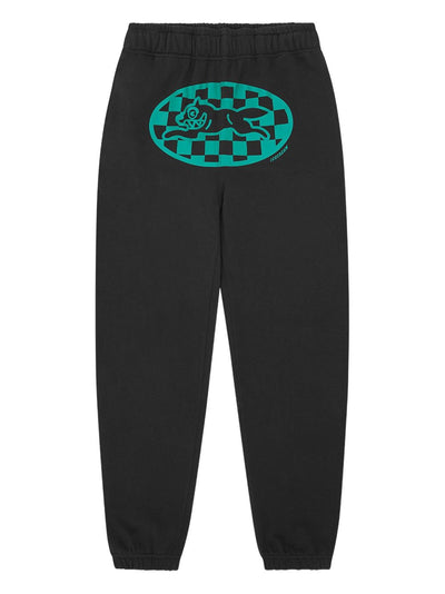 Check-Pattern Track Pants