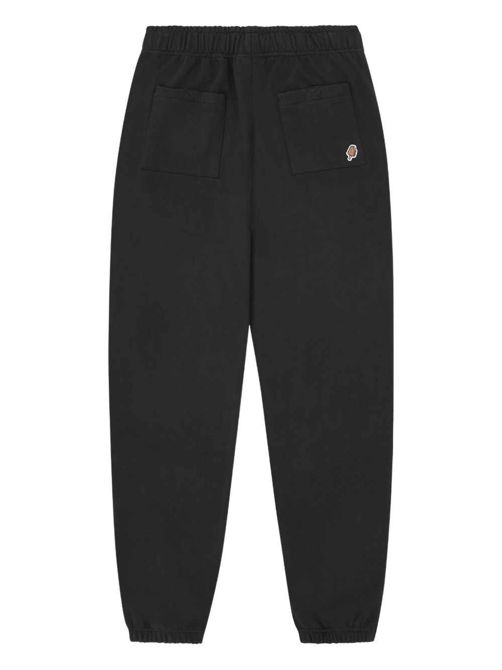check-pattern track pants