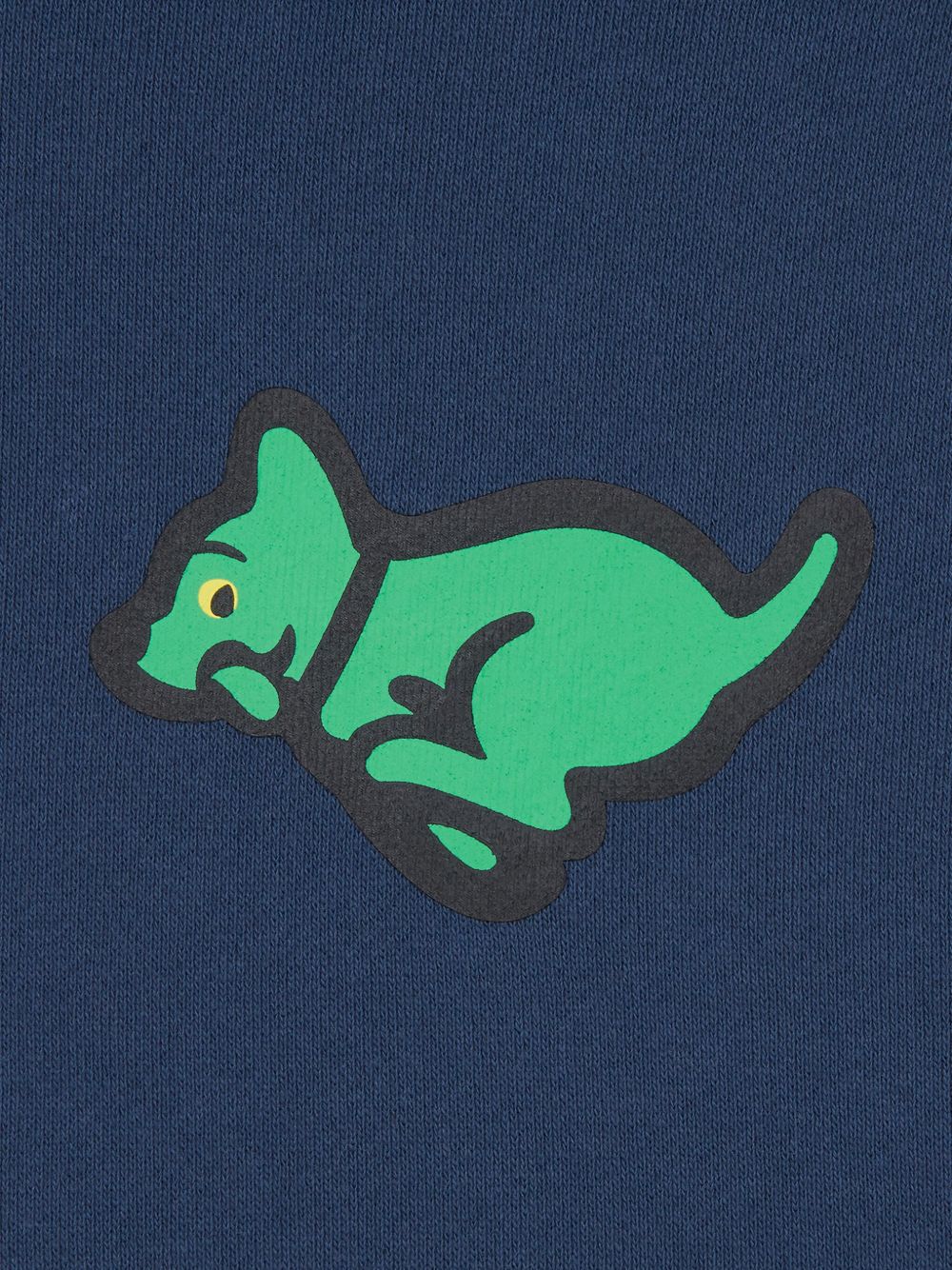 kangaroo-embroidered hoodie