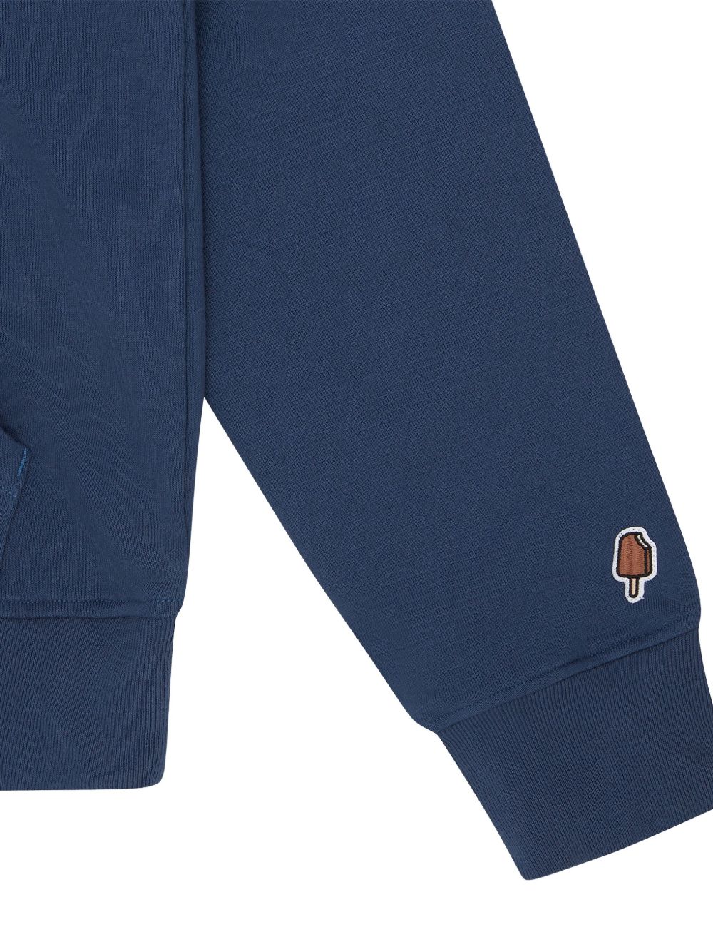 kangaroo-embroidered hoodie